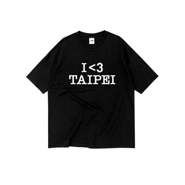 I LOVE TAIPEI TEE BLK - MJN