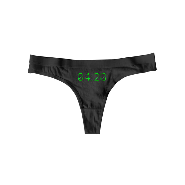 04:20 RHINESTONE THONG - MJN