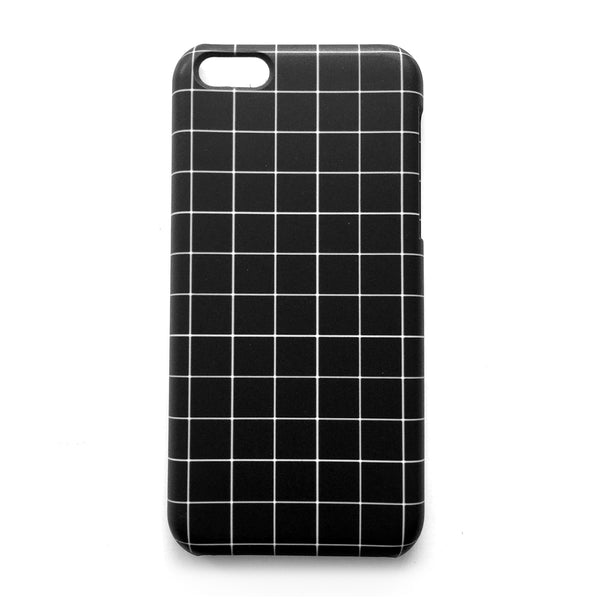 GRID iPHONE CASE - BLACK 5c / 6s Plus