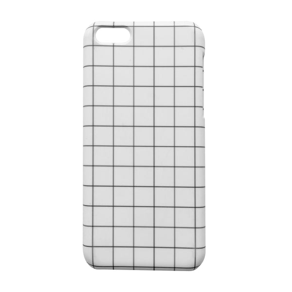 GRID iPHONE CASE - WHITE 5c / 6s Plus