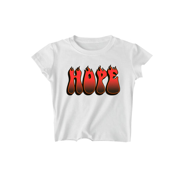 HOPE CROPPED TEE - MJN