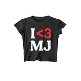 I LOVE MJ CROPPED TOP (2 COLORS) - MJN