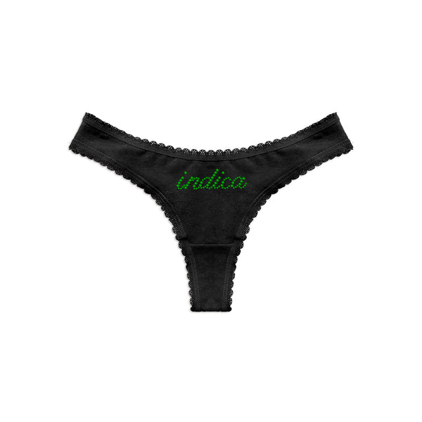 INDICA RHINESTONE THONG - MJN ORIGINALS