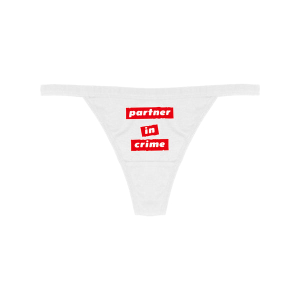 PARTNER IN CRIME THONG (2 COLORS) - MJN
