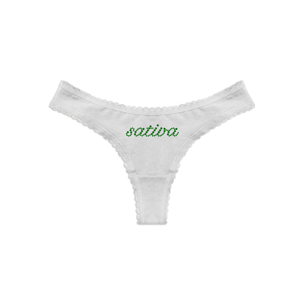 SATIVA RHINESTONE THONG - MJN ORIGINALS
