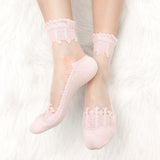 LACE PRINT SOCKS (CLICK FOR MORE COLORS)