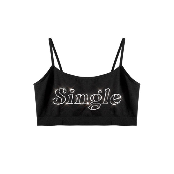 SINGLE RHINESTONE BRALETTE - MJN