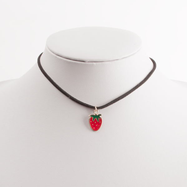 STRAWBERRY NECKLACE RED