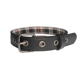 BLACK X TARTAN REVERSIBLE CHOKER