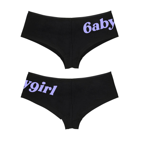 6ABY9IRL BOY SHORT (2 COLORS) - MJN