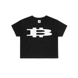BITCOIN CROP TEE (2 COLORS)