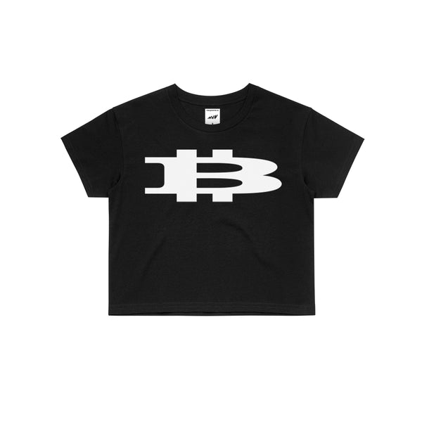 BITCOIN CROP TEE (2 COLORS)