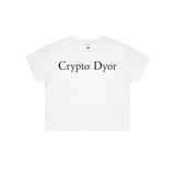 CRYPTO DYOR CROP TEE (2 COLORS)