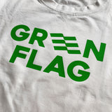 GREEN FLAG CROP TEE (2 COLORS) - MJN