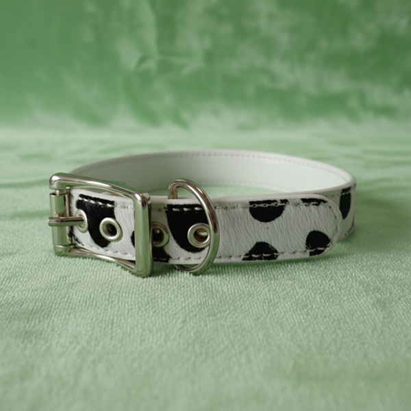 COW PRINT BELT CHOKER