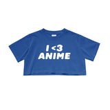 I LOVE ANIME CROP TEE (3 COLORS) - MJN