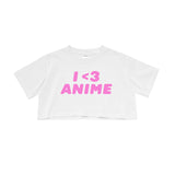 I LOVE ANIME CROP TEE (3 COLORS) - MJN