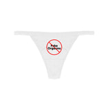 NO FAKE ORGASMS THONG (2 COLORS) - MJN