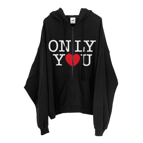 ONLY YOU ZIP HOODIE - MJN