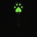 GLOW IN THE DARK PAW SHAPED SPANKING PADDLE