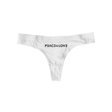 PEACE & LOVE 333 THONG (2 COLORS) - MJN