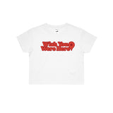 WISH YOU WERE HERE CROP TEE (2 COLORS) - MJN