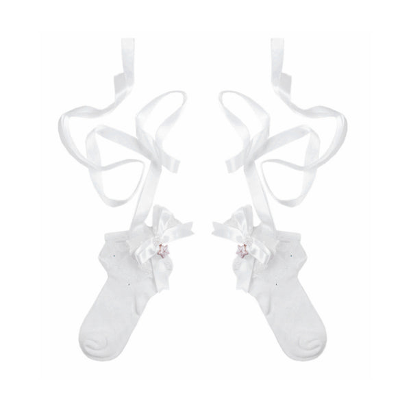 BALLET LACE BOWKNOT SOCKS