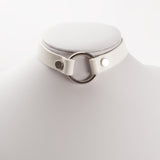 CIRCULAR LEATHER CHOKER (CLICK FOR MORE COLORS)