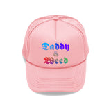 DADDY & WEED REFLECTIVE TRUCKER HAT - MJN