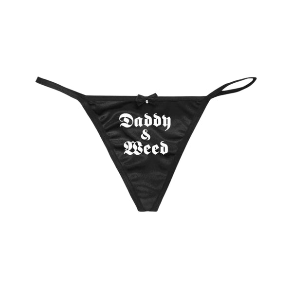 DADDY & WEED GLOW IN THE DARK G-STRING PANTY - MJN