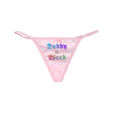 DADDY & WEED REFLECTIVE G-STRING PANTY - MJN
