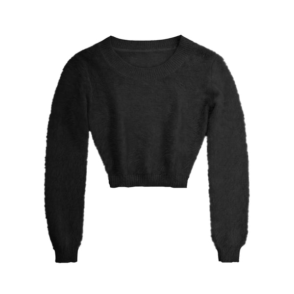 FURRY LONG SLEEVE SHIRT TOP (CLICK FOR MORE COLORS)