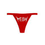 MEOW THONG (CLICK FOR 3 COLORS) - MJN