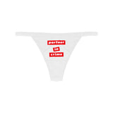 PARTNER IN CRIME THONG (2 COLORS) - MJN