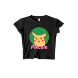 PIKCOIN CROPPED TEE (2 COLORS) - MJN
