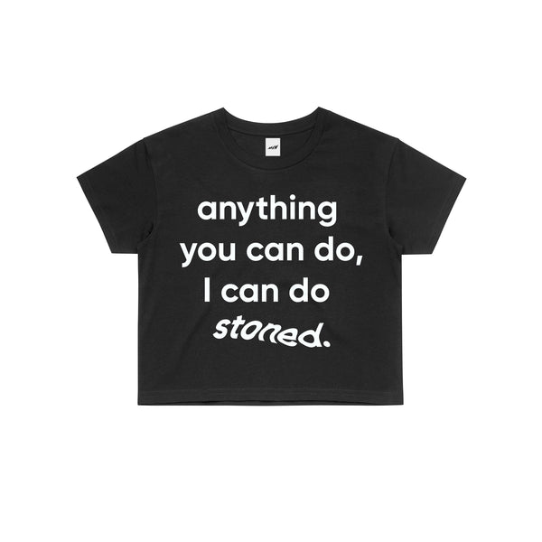 STONED CROP TOP - MJN