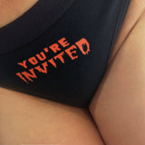 YOU'RE INVITED THONG - MJN HALLOWEEN